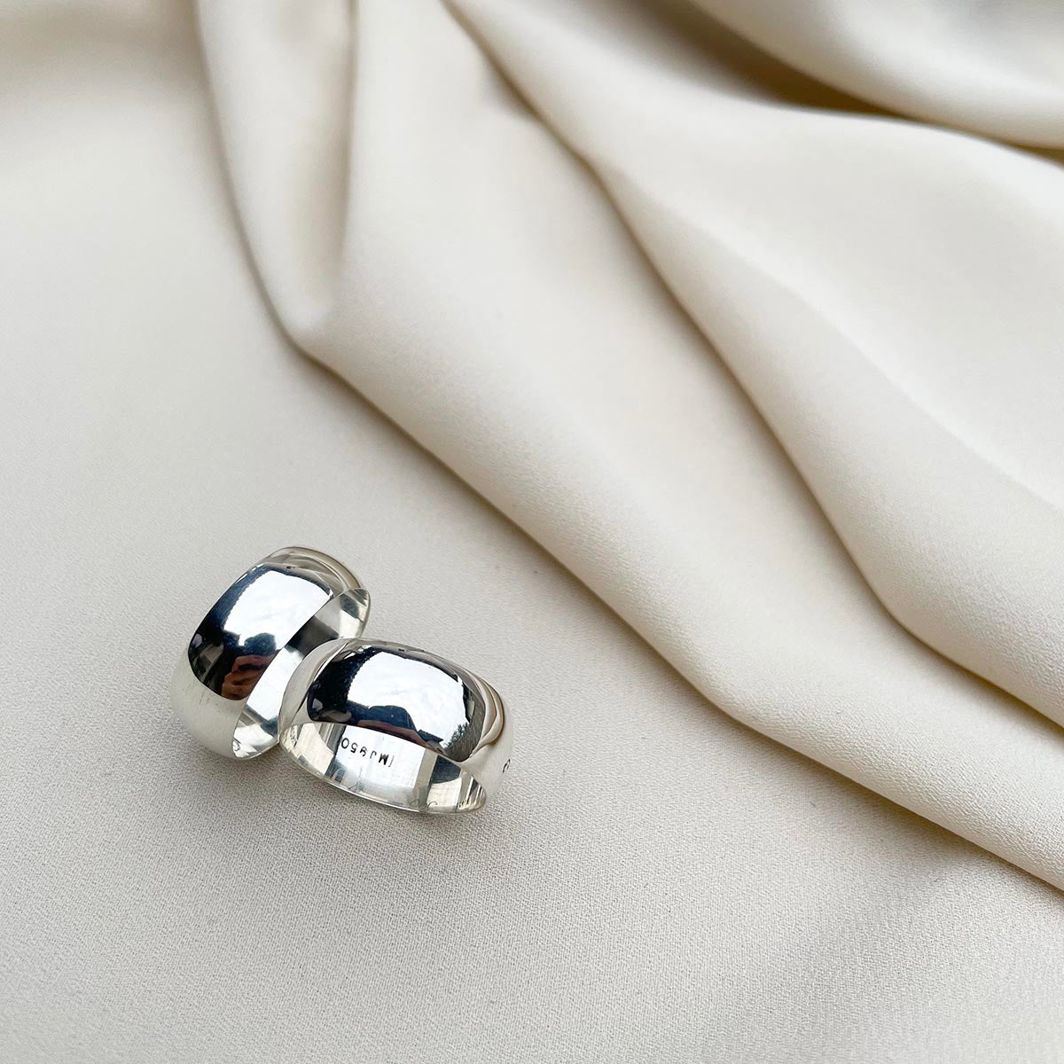 Par de Aliança Prata - A000305