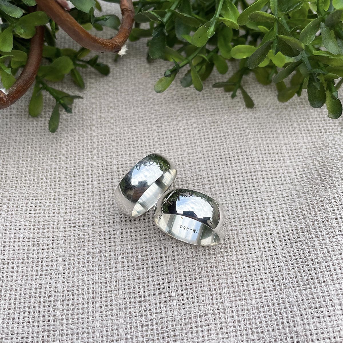 Par de Aliança Prata - A000305