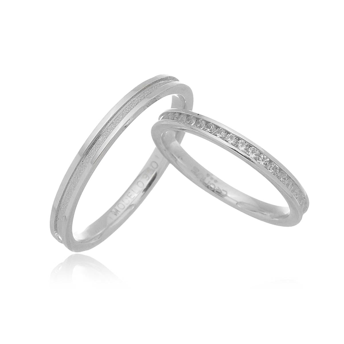 Par de Aliança Prata - A000316