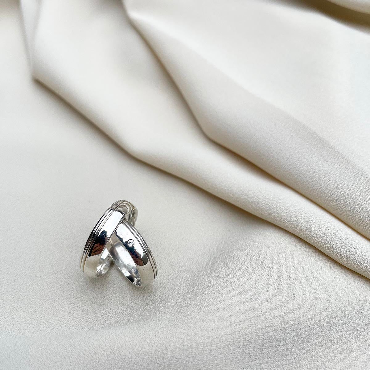 Aliança Prata - A000324