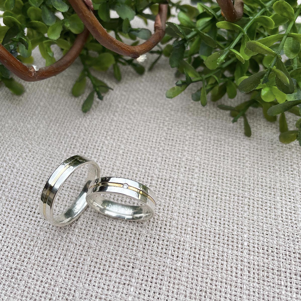 Aliança Prata - A000327