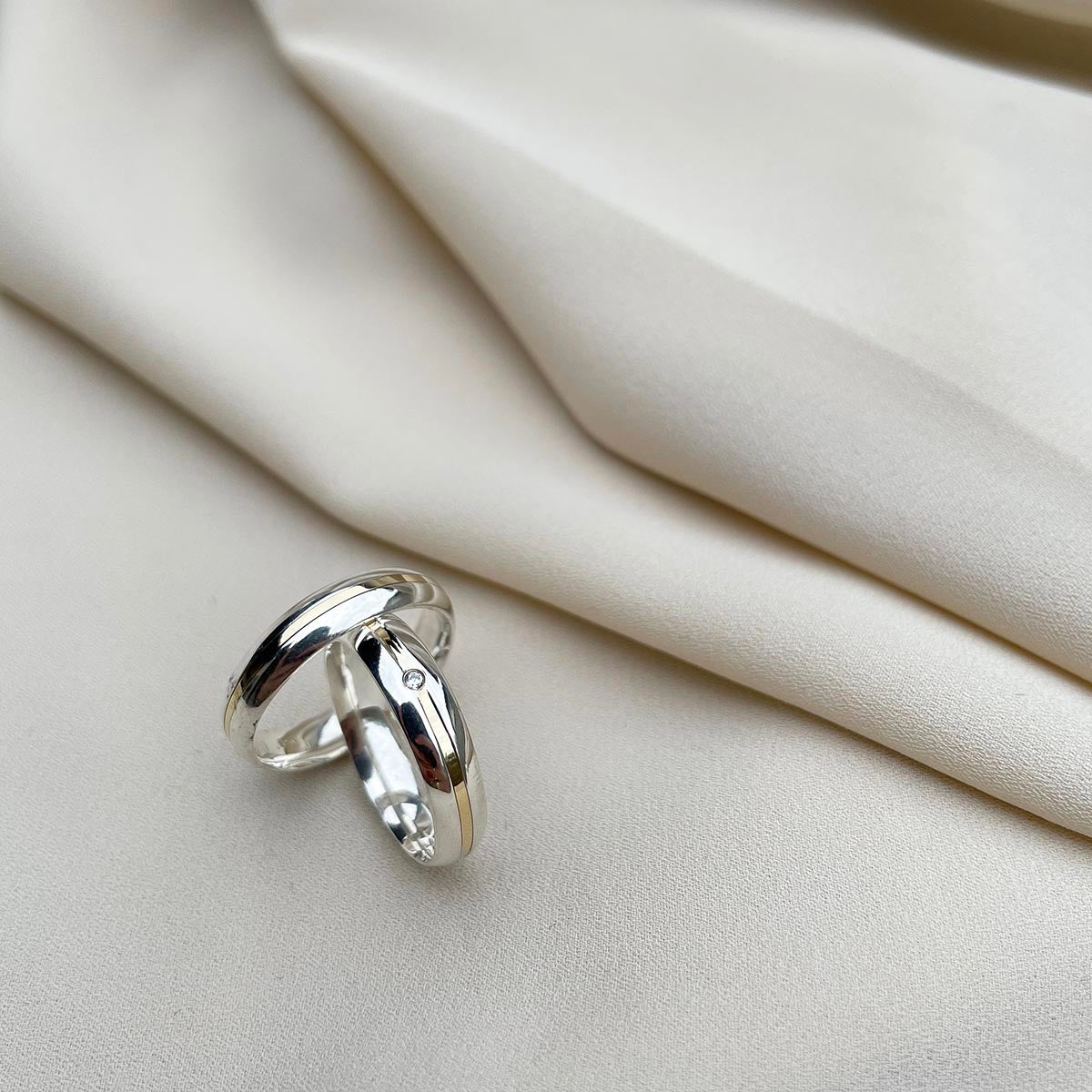 Aliança Prata - A000328