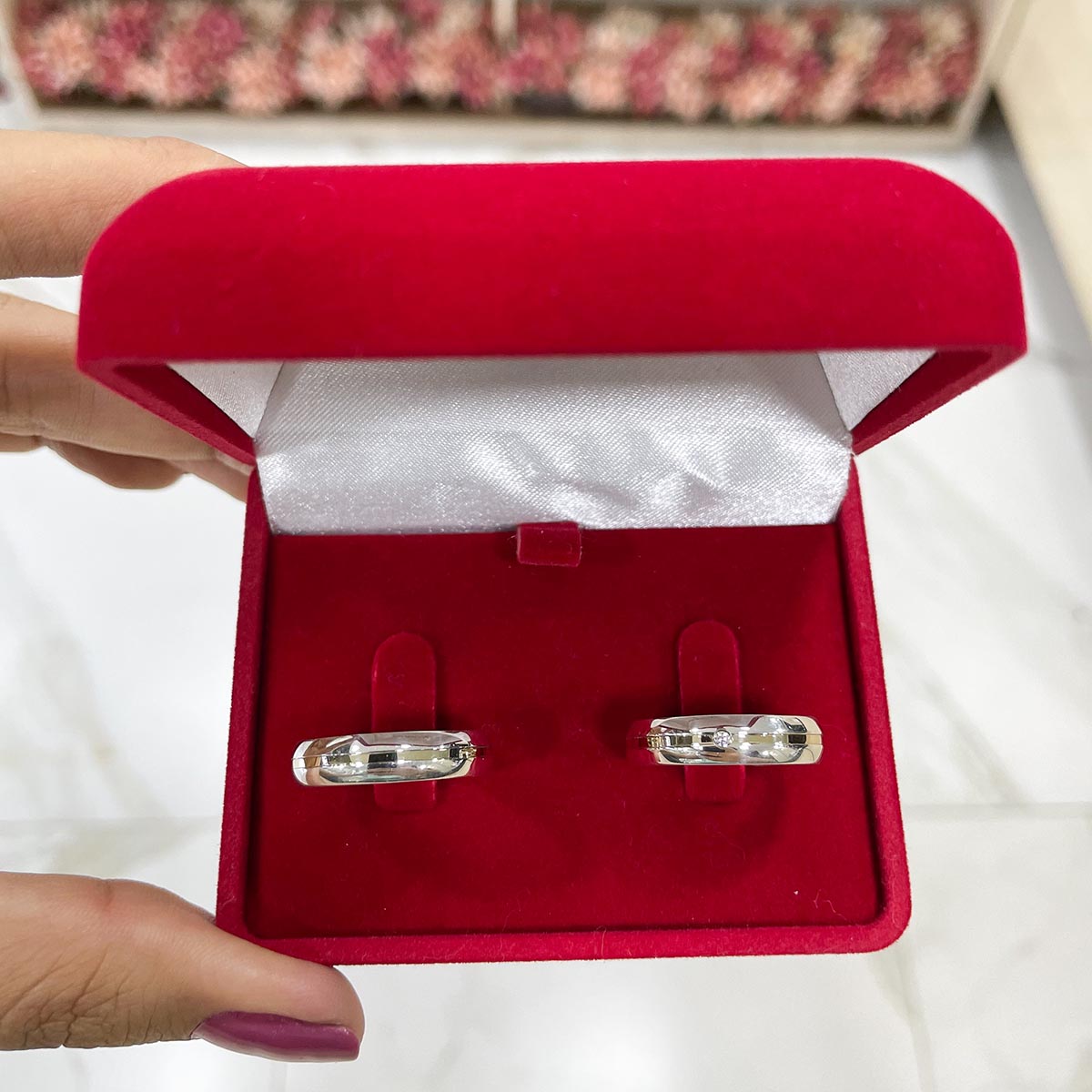 Aliança Prata - A000328