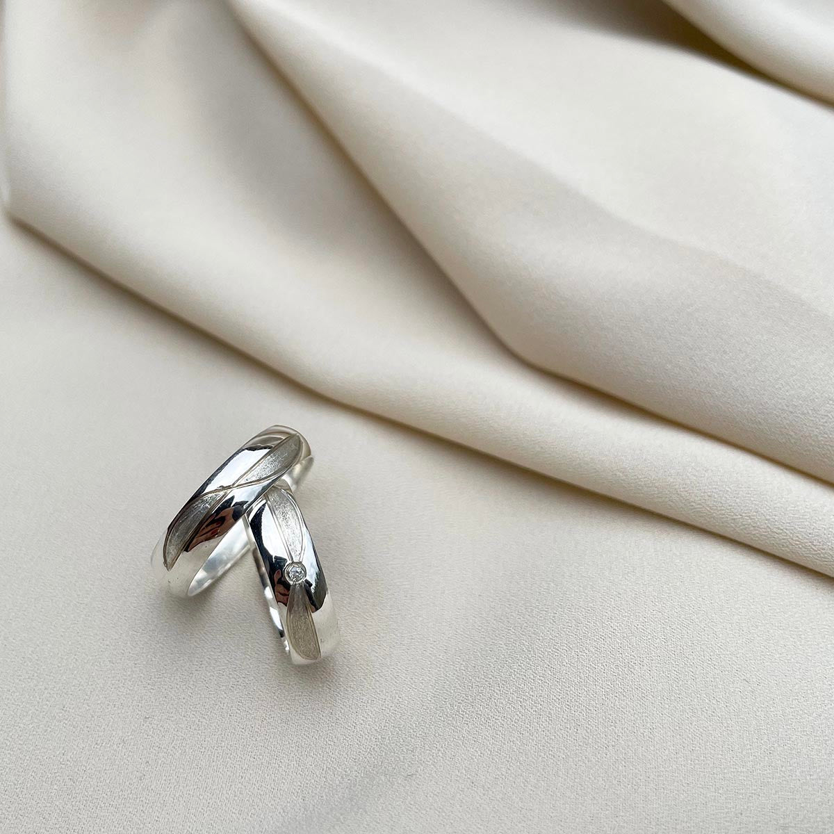 Aliança Prata - A000345