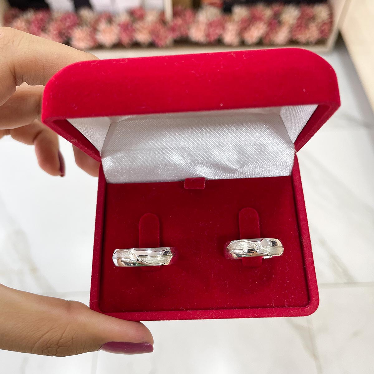 Aliança Prata - A000345