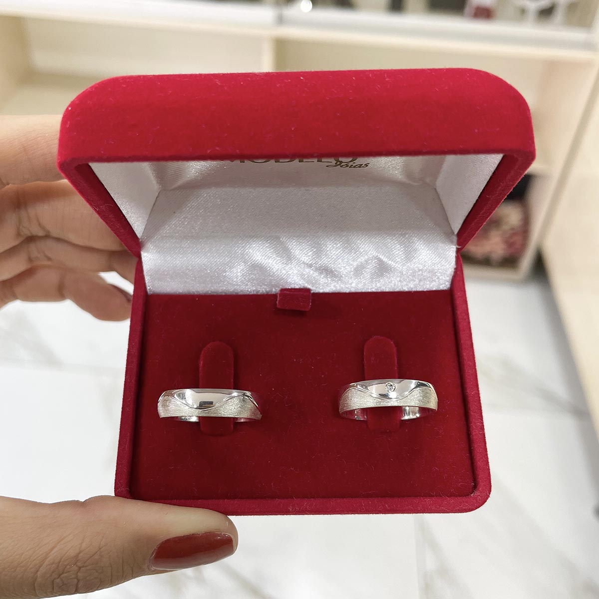 Aliança Prata - A000365