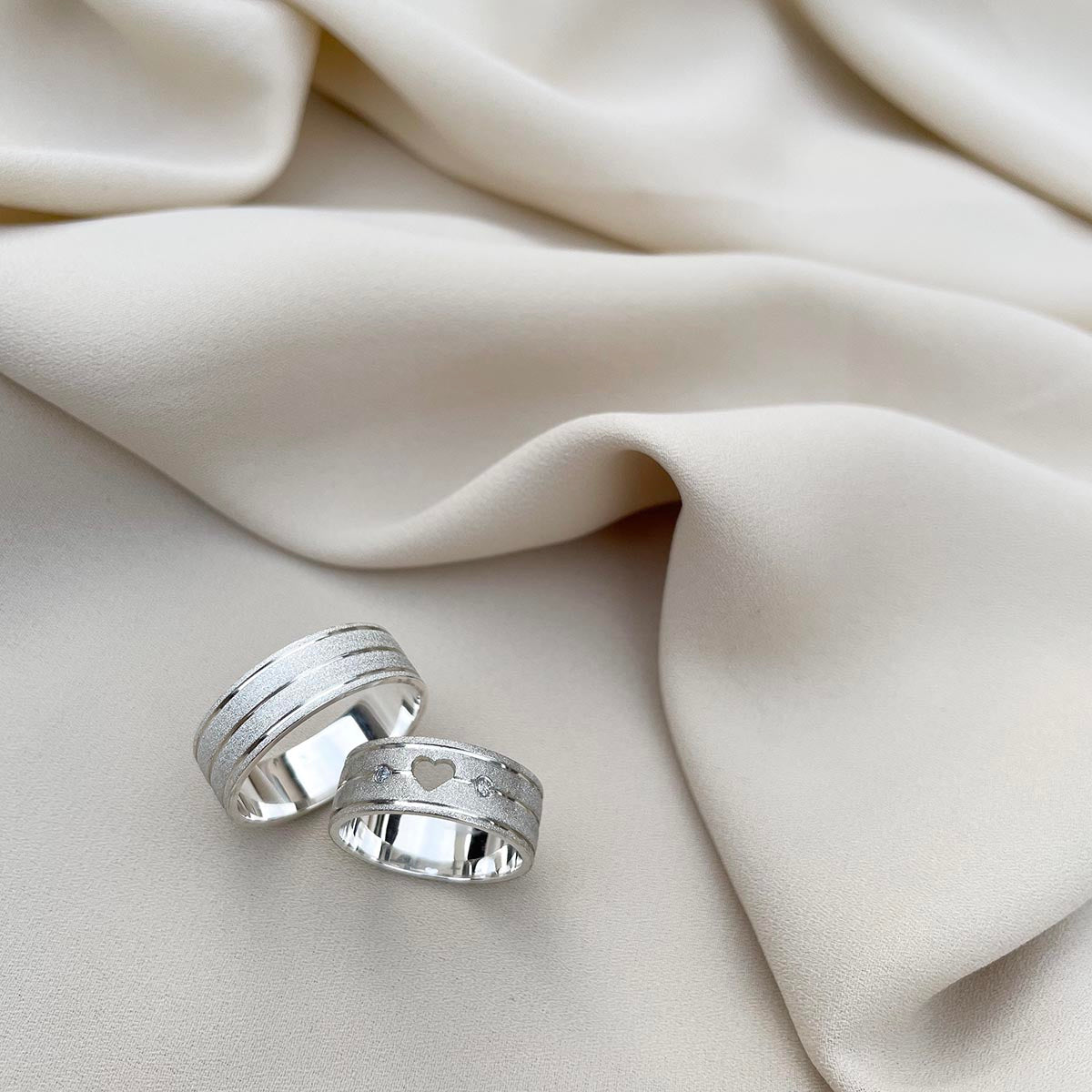 Aliança Prata - A000373