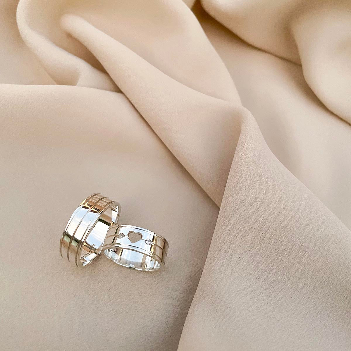 Aliança Prata - A000385