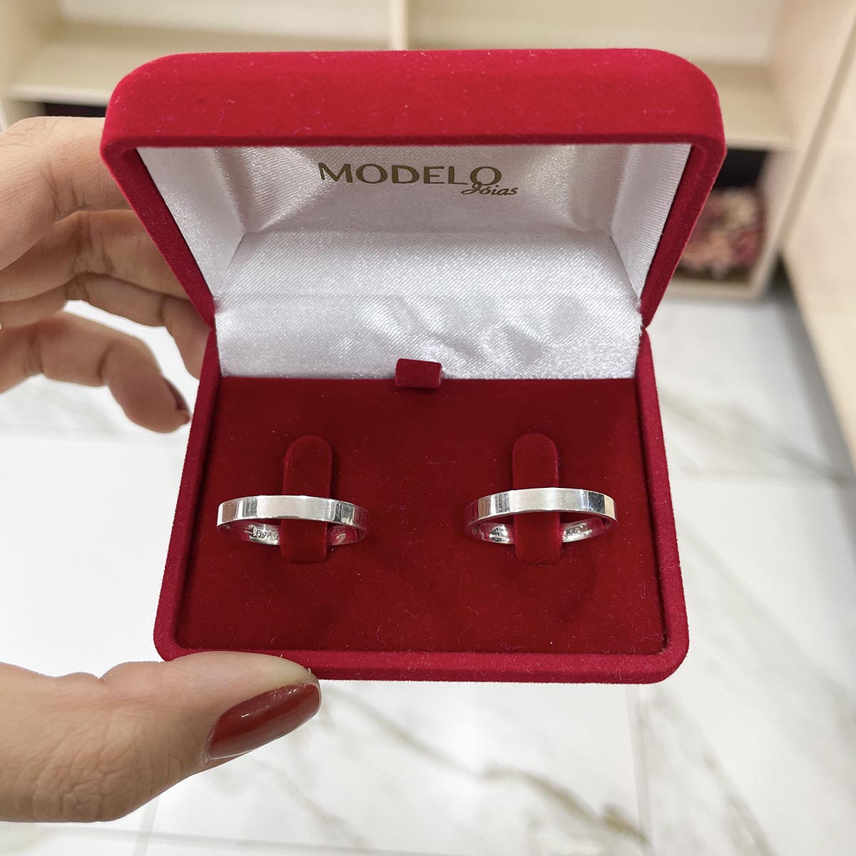 Aliança Prata - A000399