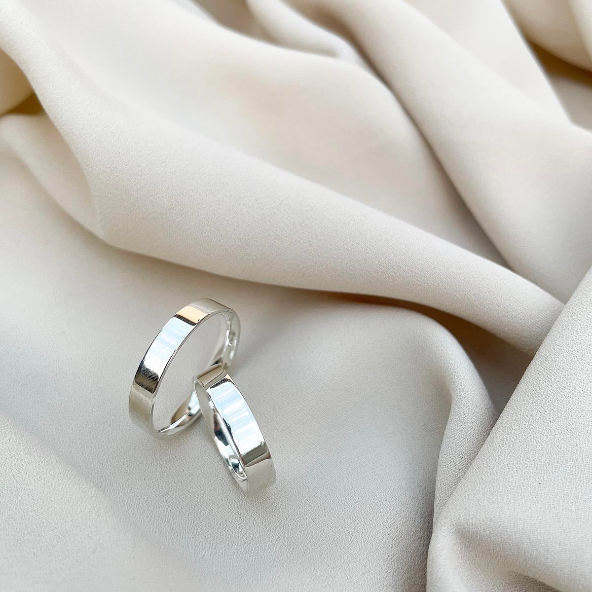 Aliança Prata - A000400