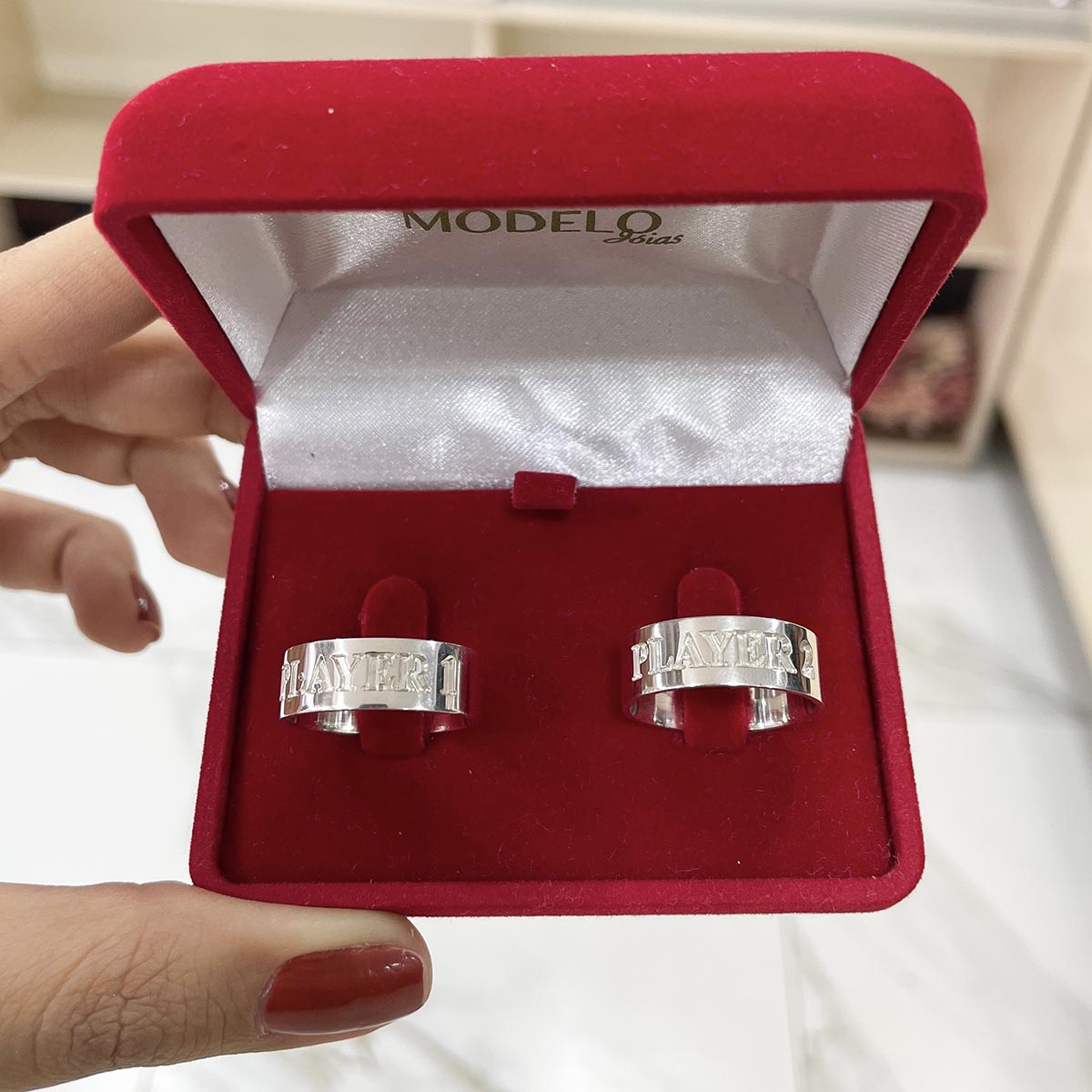 Aliança Prata - A000410