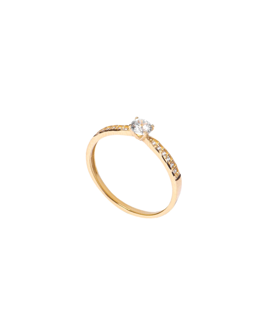 Anel Solitário Ouro 18K – ANG01500HM00002