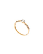 Anel Solitário Ouro 18K – ANG01500HM00002
