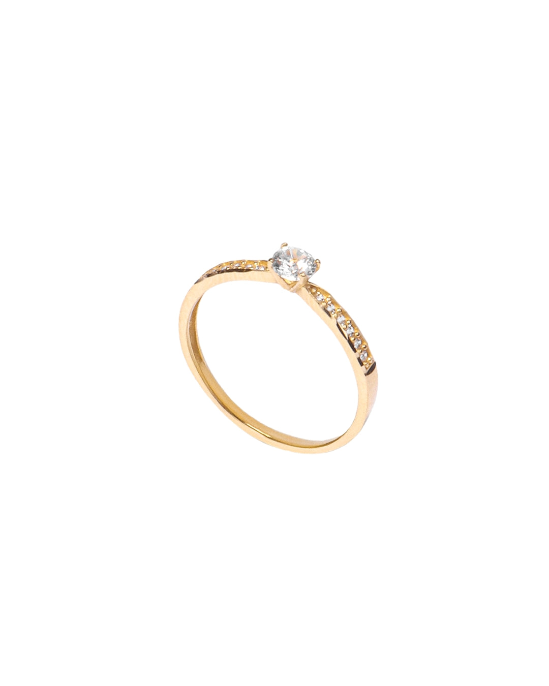 Anel Solitário Ouro 18K – ANG01500HM00002
