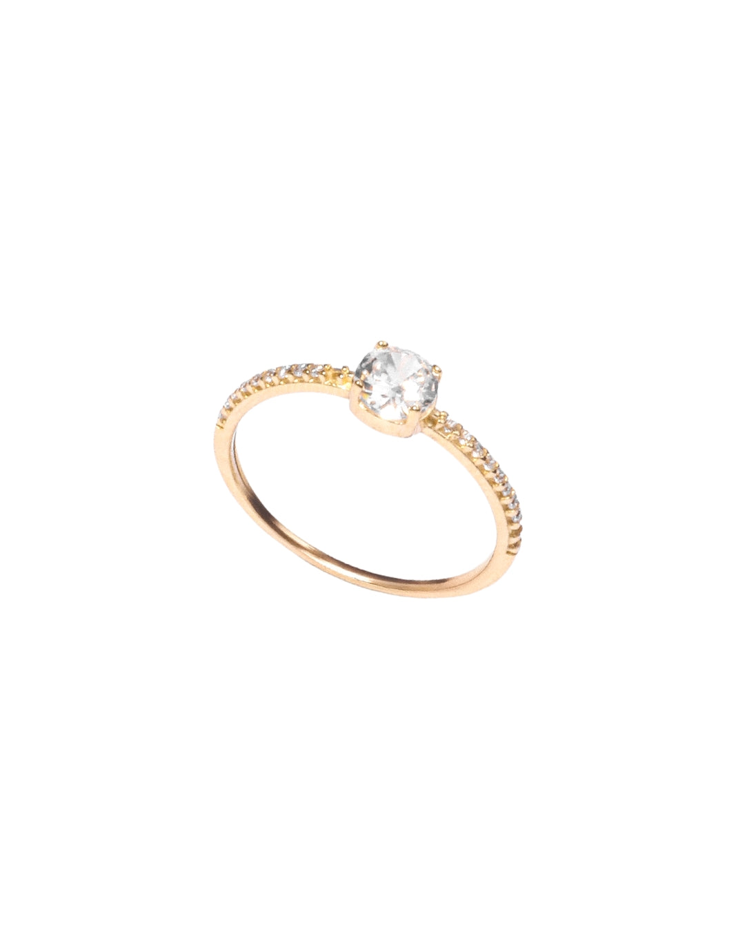 Anel Solitário Ouro 18K – ANG01500HM00004