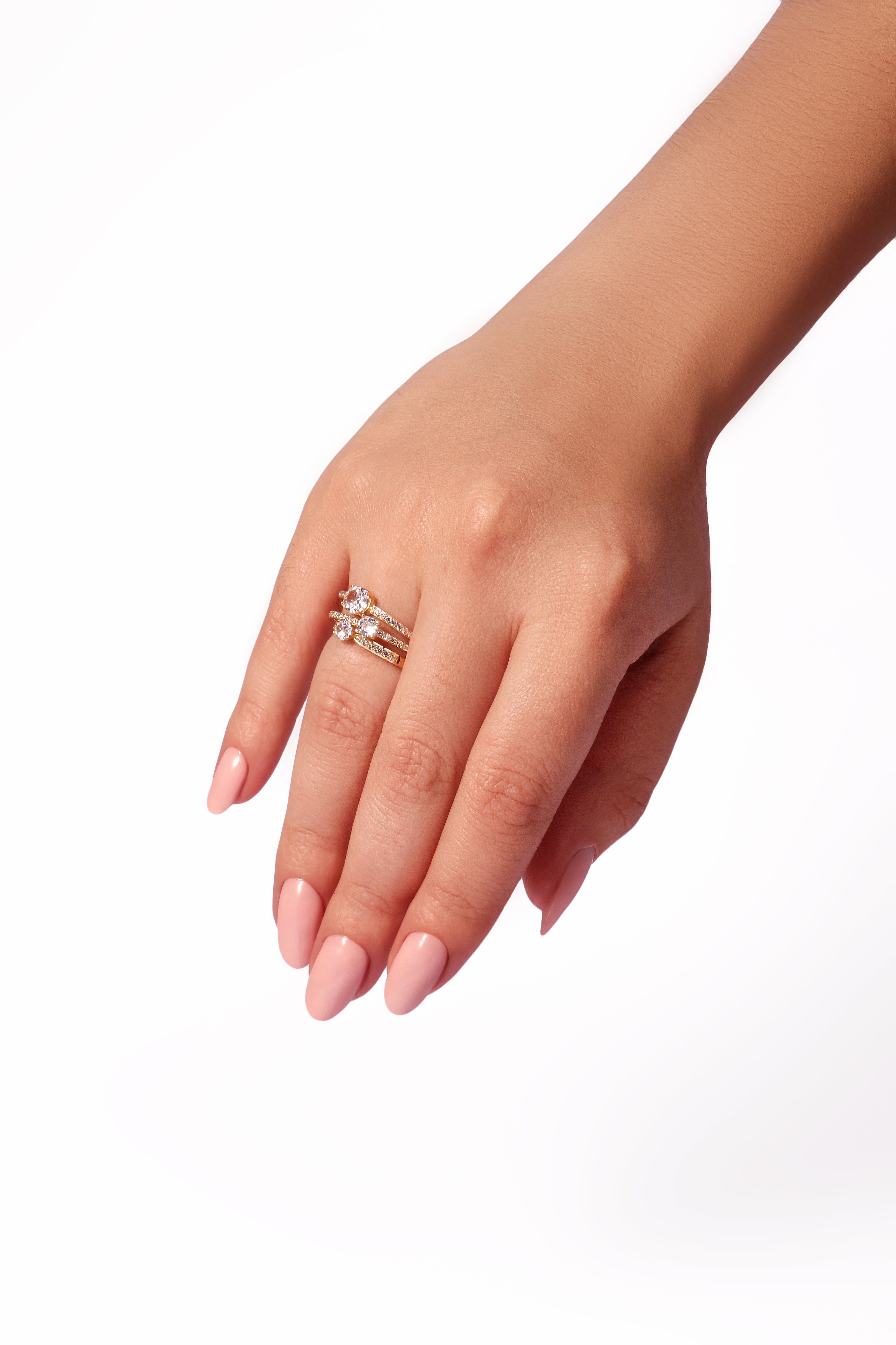 Anel Solitário Ouro 18K – ANG01500HM00004