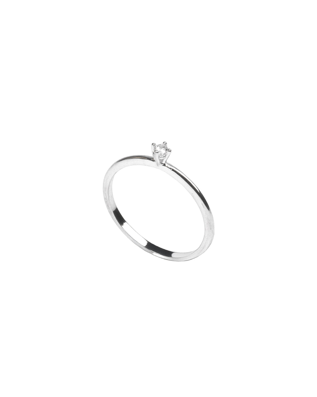 Anel Solitário Prata – ANS01500HM00001