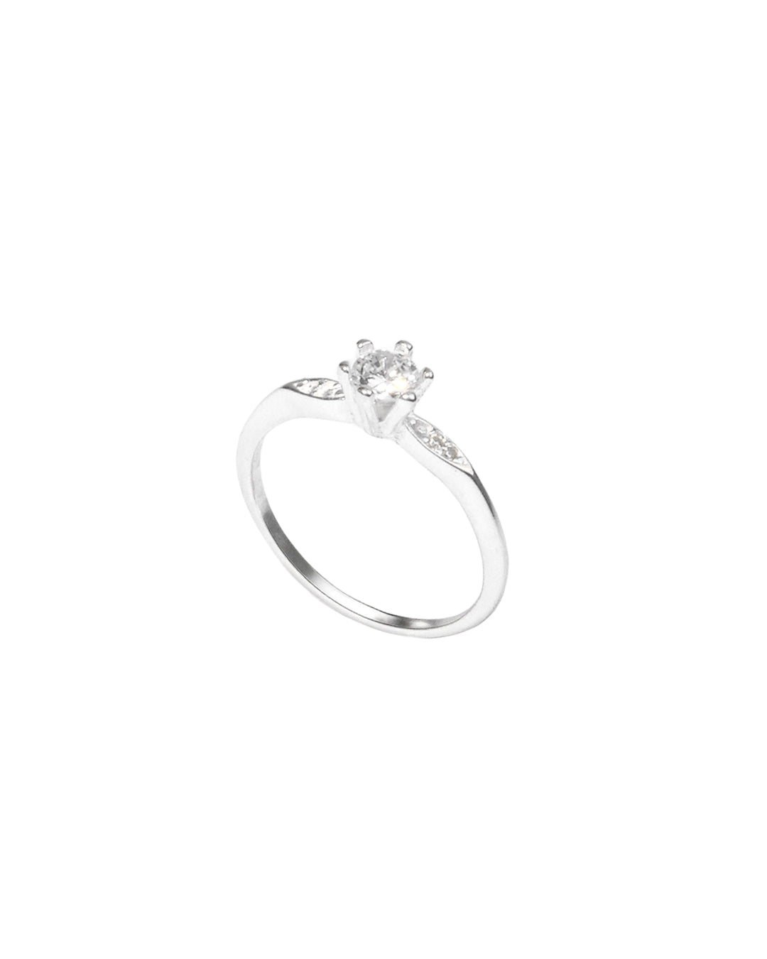 Anel Solitário Prata – ANS01500HM00003