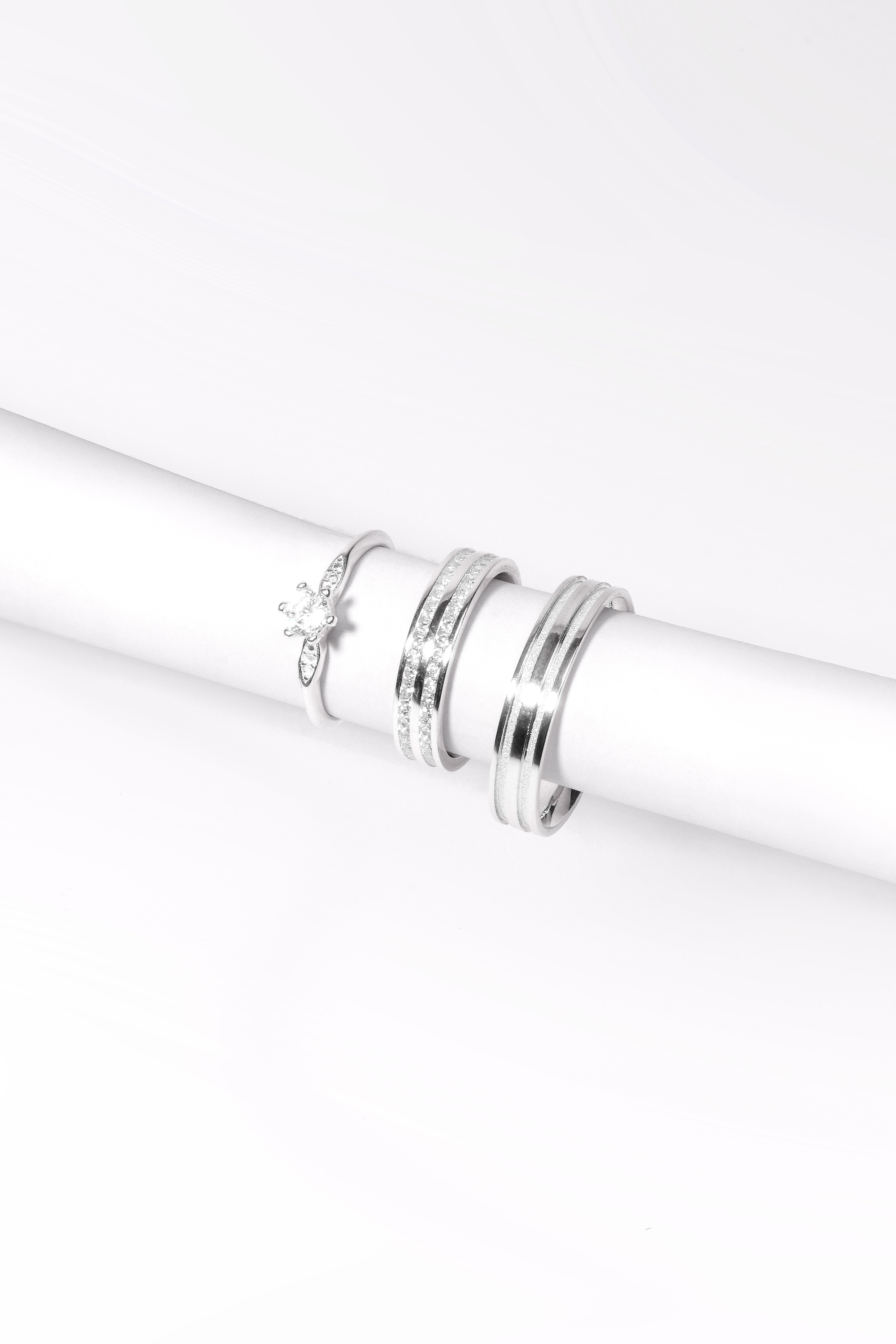 Anel Solitário Prata – ANS01500HM00003