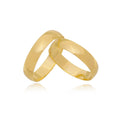 Par de Aliança Ouro 18K Tradicional - A000020 - Modelo Jóias