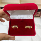 Par de Aliança Ouro 18K Tradicional - A000028 - Modelo Jóias