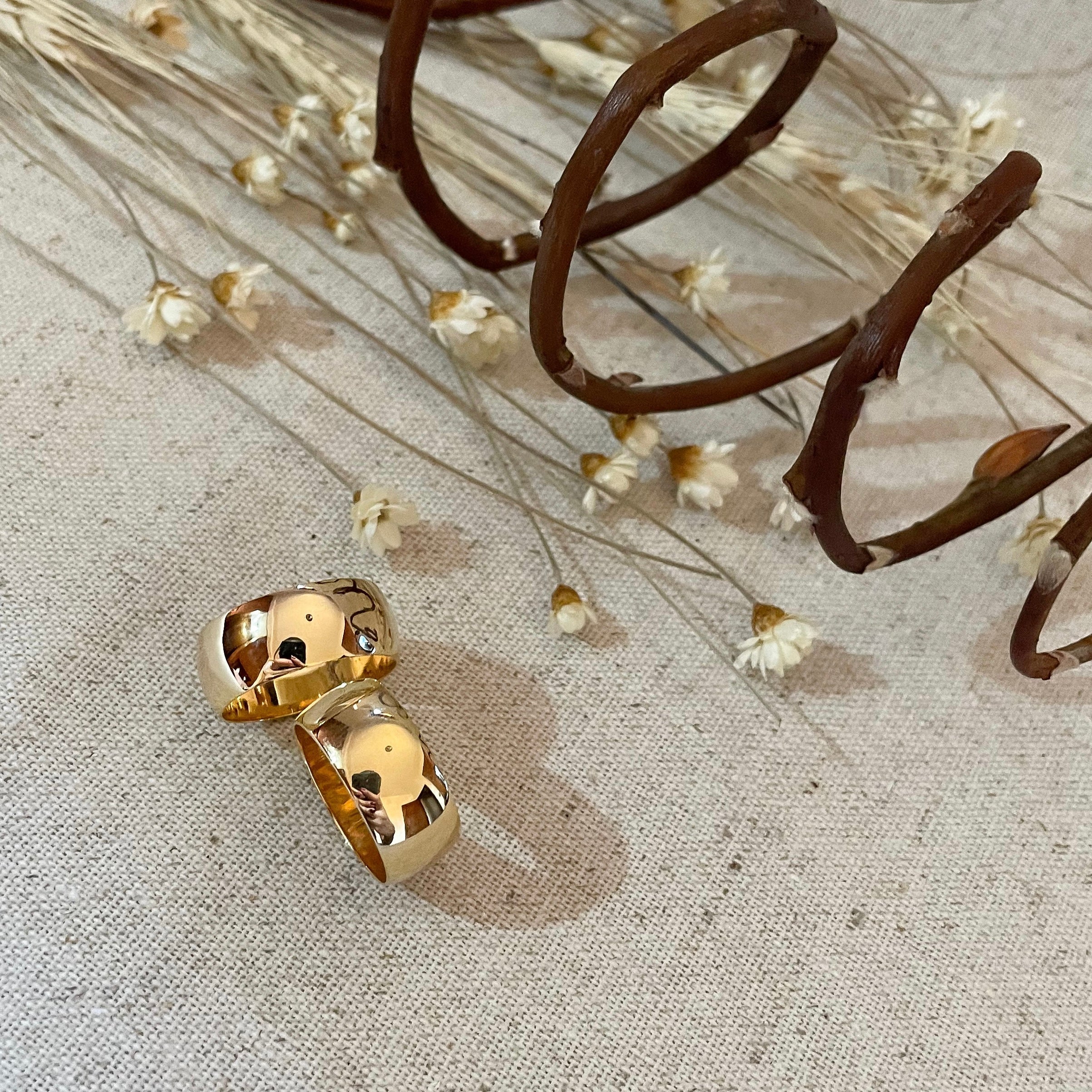 Par de Aliança Ouro 18K Tradicional - A000042 - Modelo Jóias