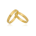 Par de Aliança Ouro 18K Tradicional - A000043 - Modelo Jóias