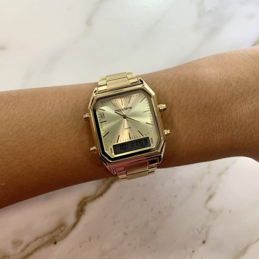 Relógio Mondaine Feminino Anadigi 32216LPMVDE1 - Modelo Jóias