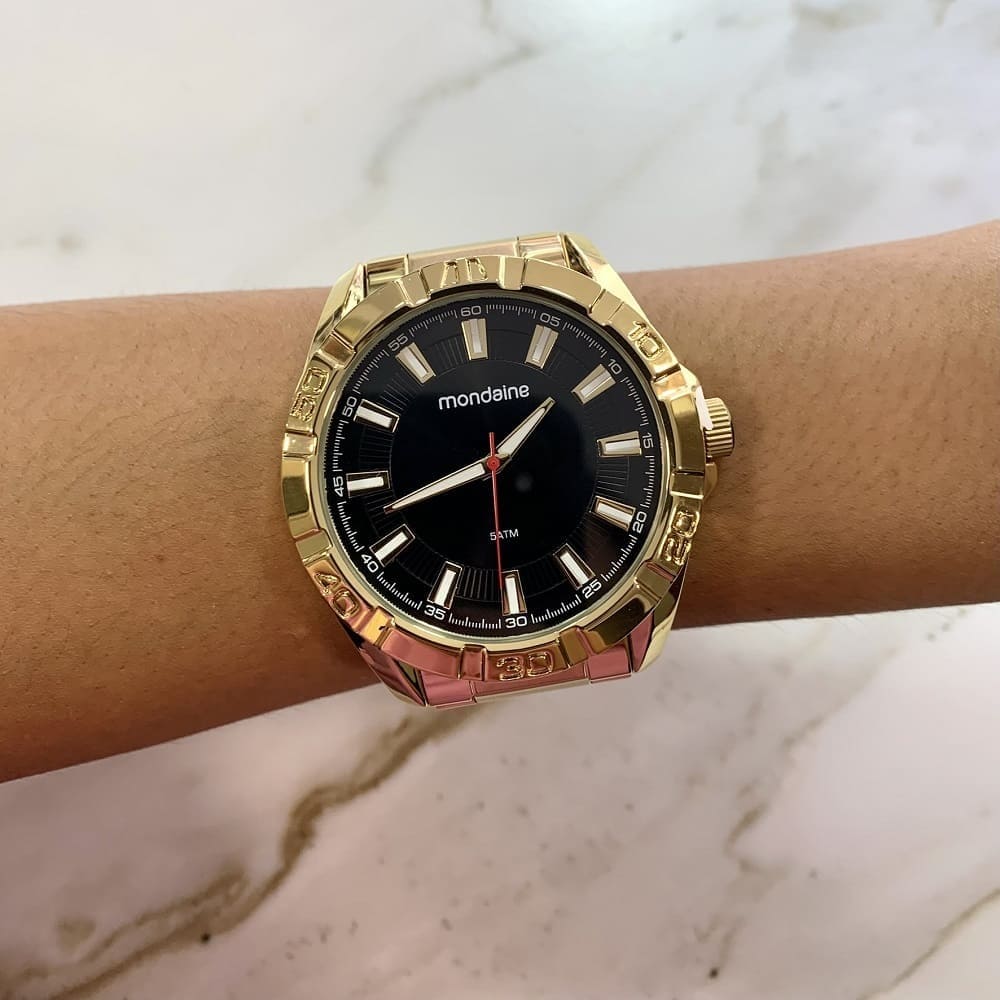 Relógio Mondaine Masculino 32653GPMVDE1 - Modelo Jóias